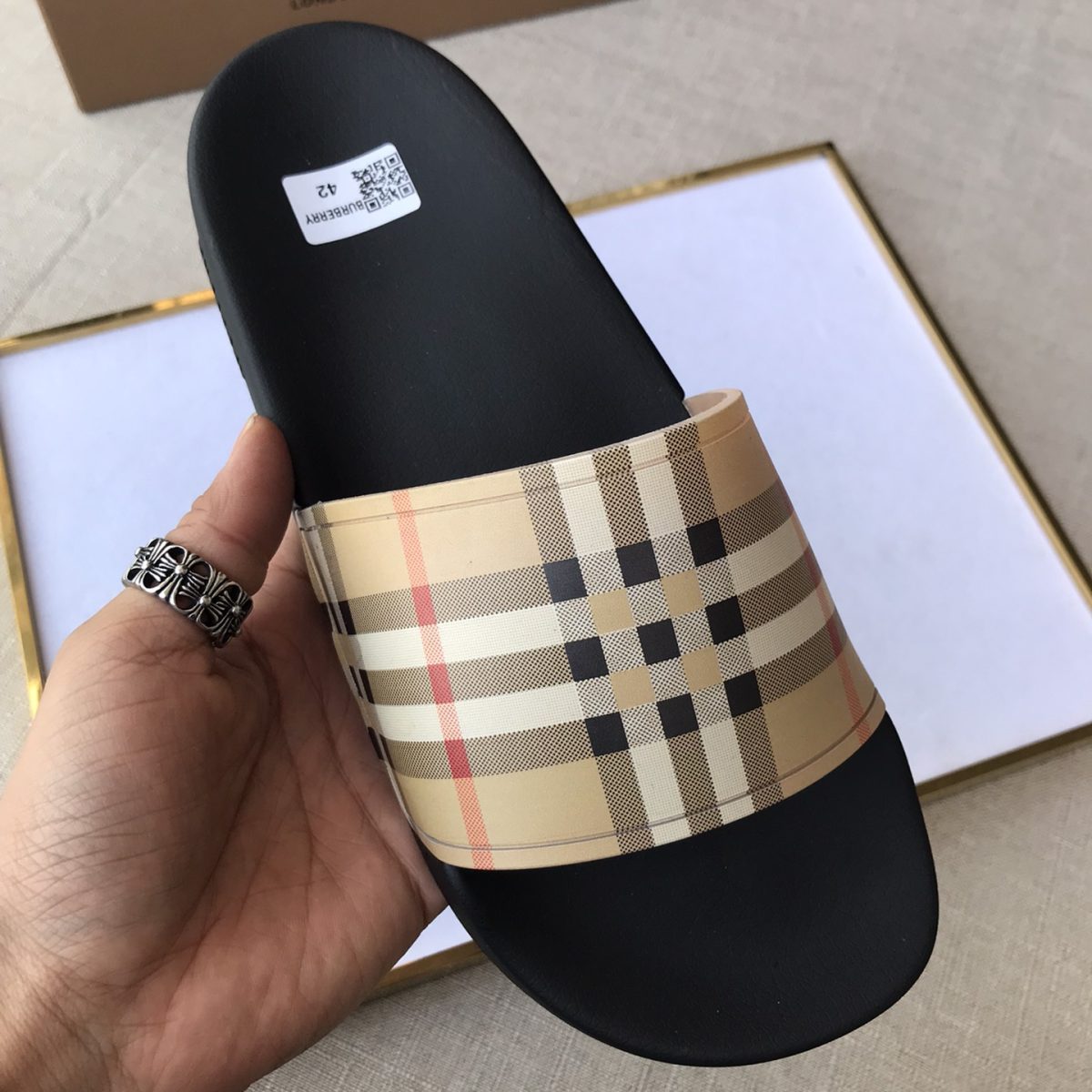 Burberry Mens Women Sandals Gr. 36-46 - Image 5