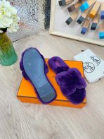 Hermes 23fw Women Winter Slippers Size 36-40 - Image 8