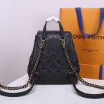 Louis Vuitton Monogram Embossed Backpack Bags 20*22*14cm - Image 4
