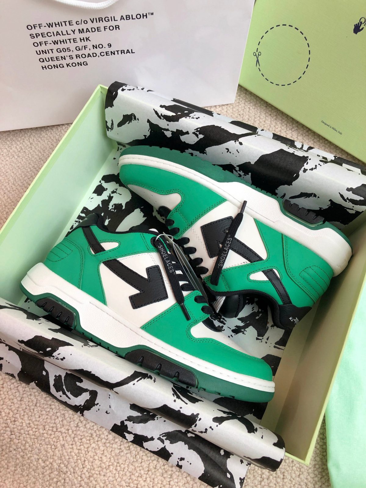 OFF White Out of Office Calf Leather Sneaker Size 36-45 - Image 8
