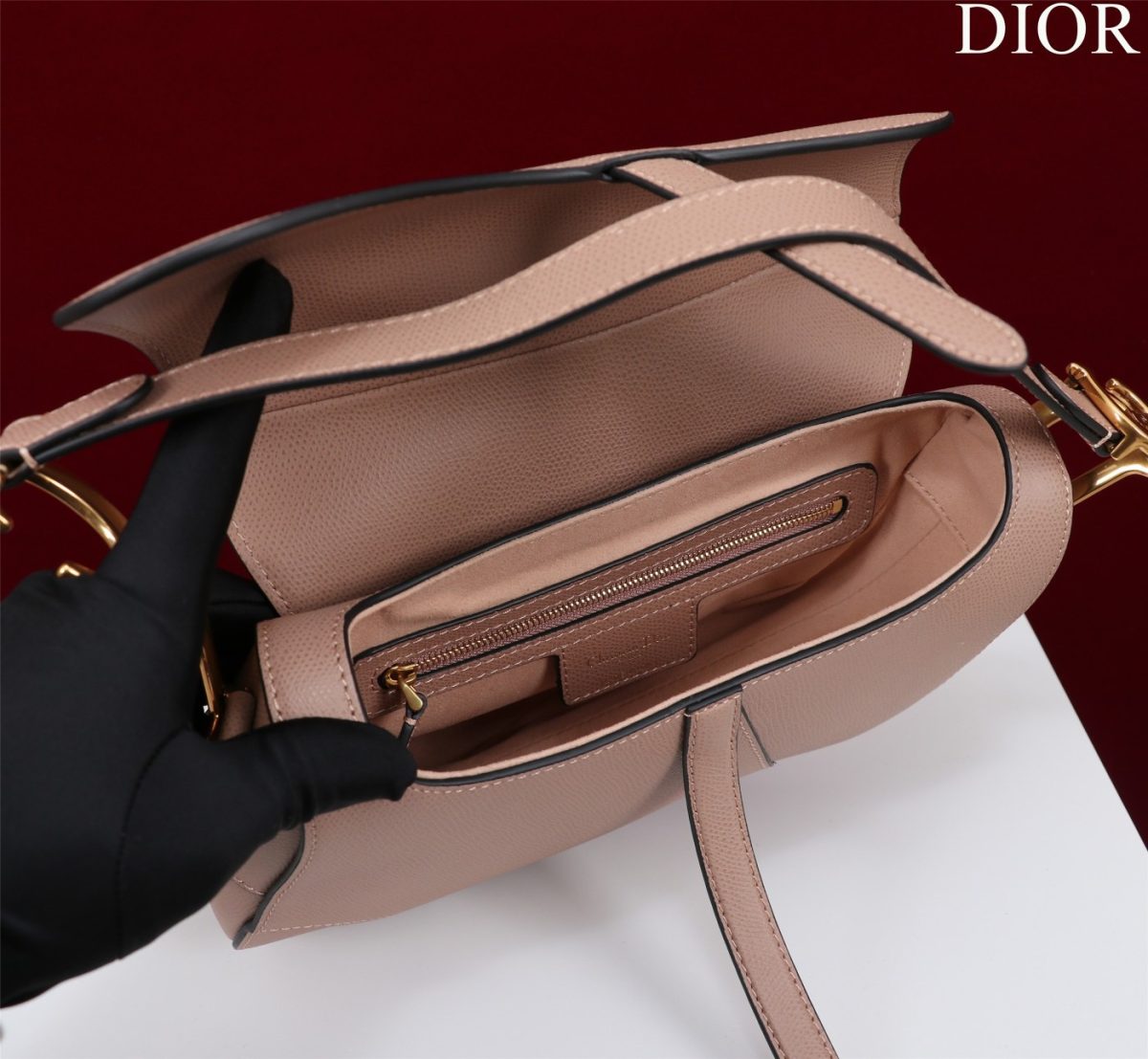 Dior Saddle Bags With Strap for Women Size 25.5*20*6.5cm - Image 4