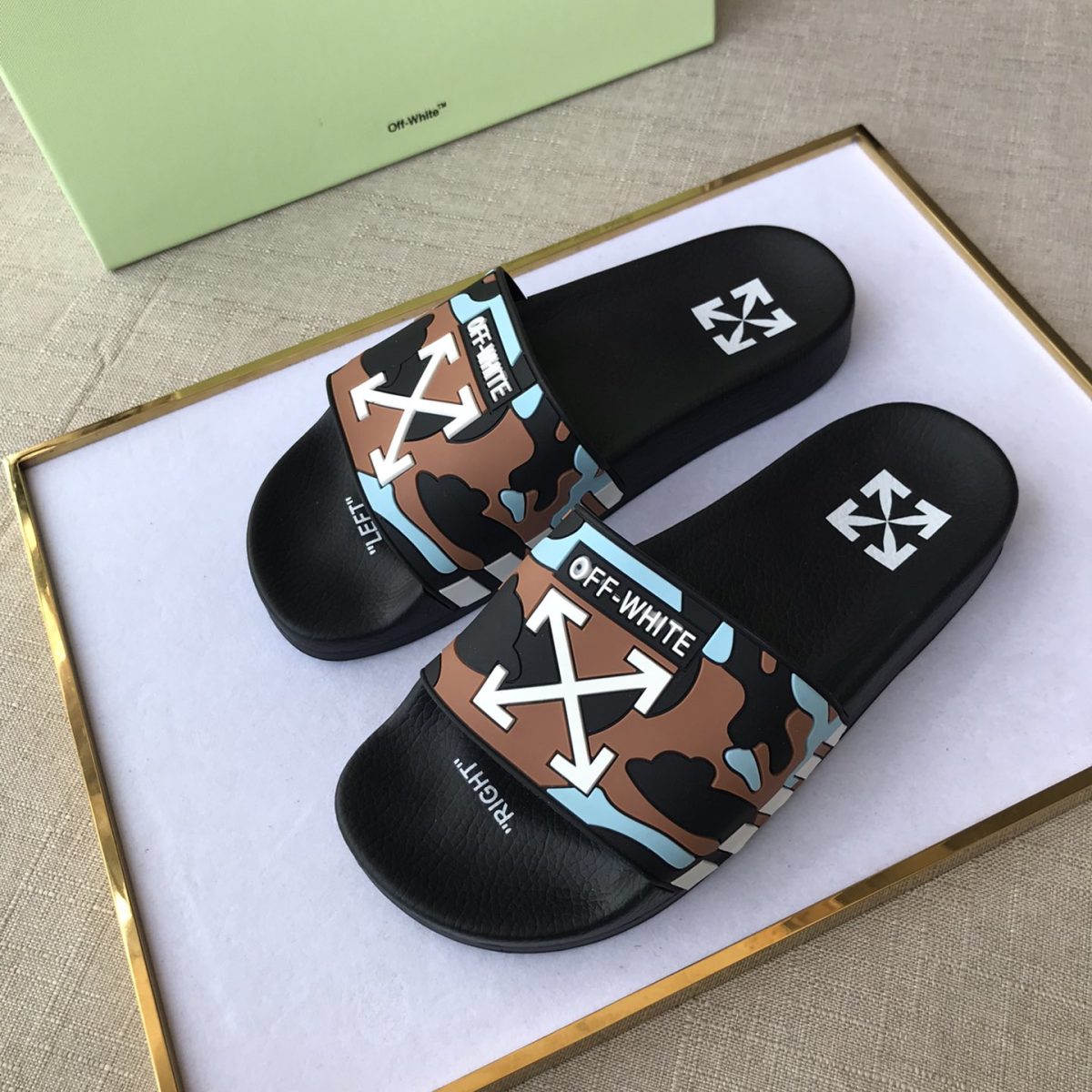 OFF White Mens Women Sandals Gr. 36-46 - Image 3