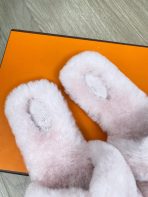 Hermes 23fw Women Winter Slippers Size 36-40 - Image 6