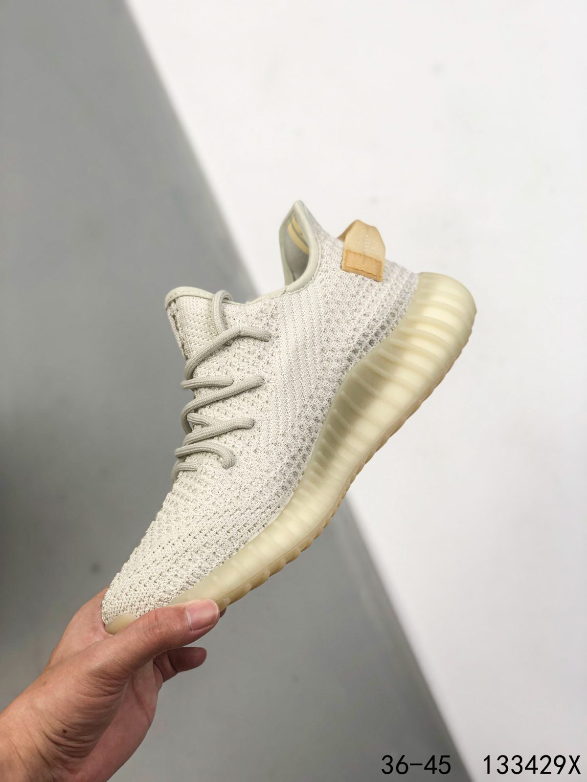 Yeezy 350 Boost 350 V2 Mens/Women Sneakers Shoes Light Yellow 36 - 45 - Image 8