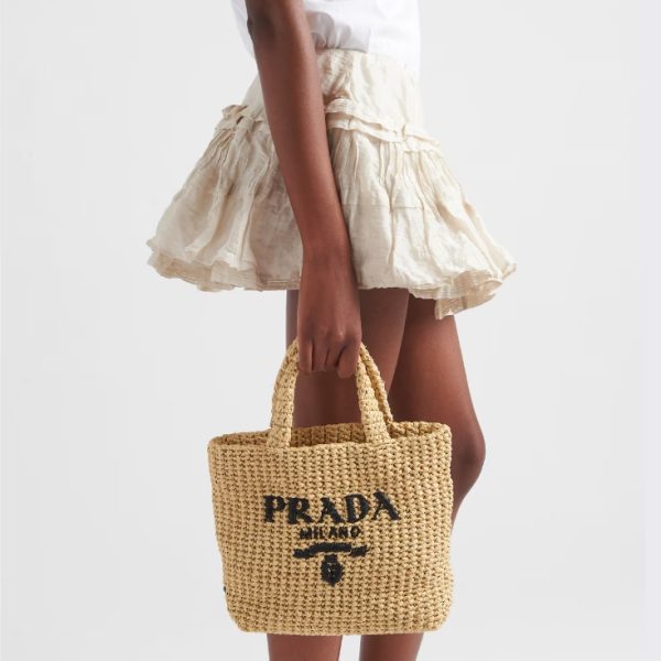 Prada 1BG422 Small crochet tote Bag Size 24*24*8cm