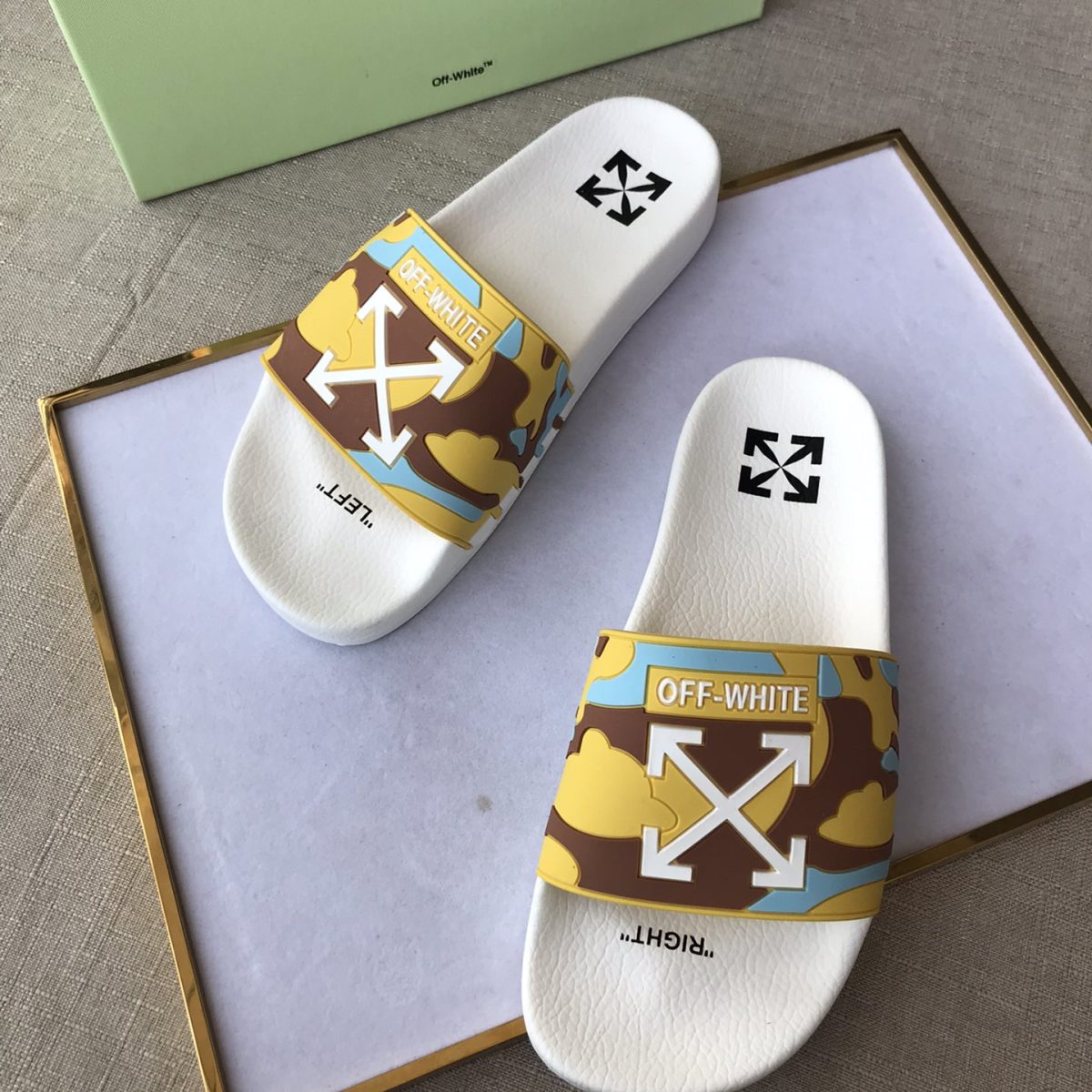 OFF White Mens Women Sandals Gr. 36-46 - Image 8