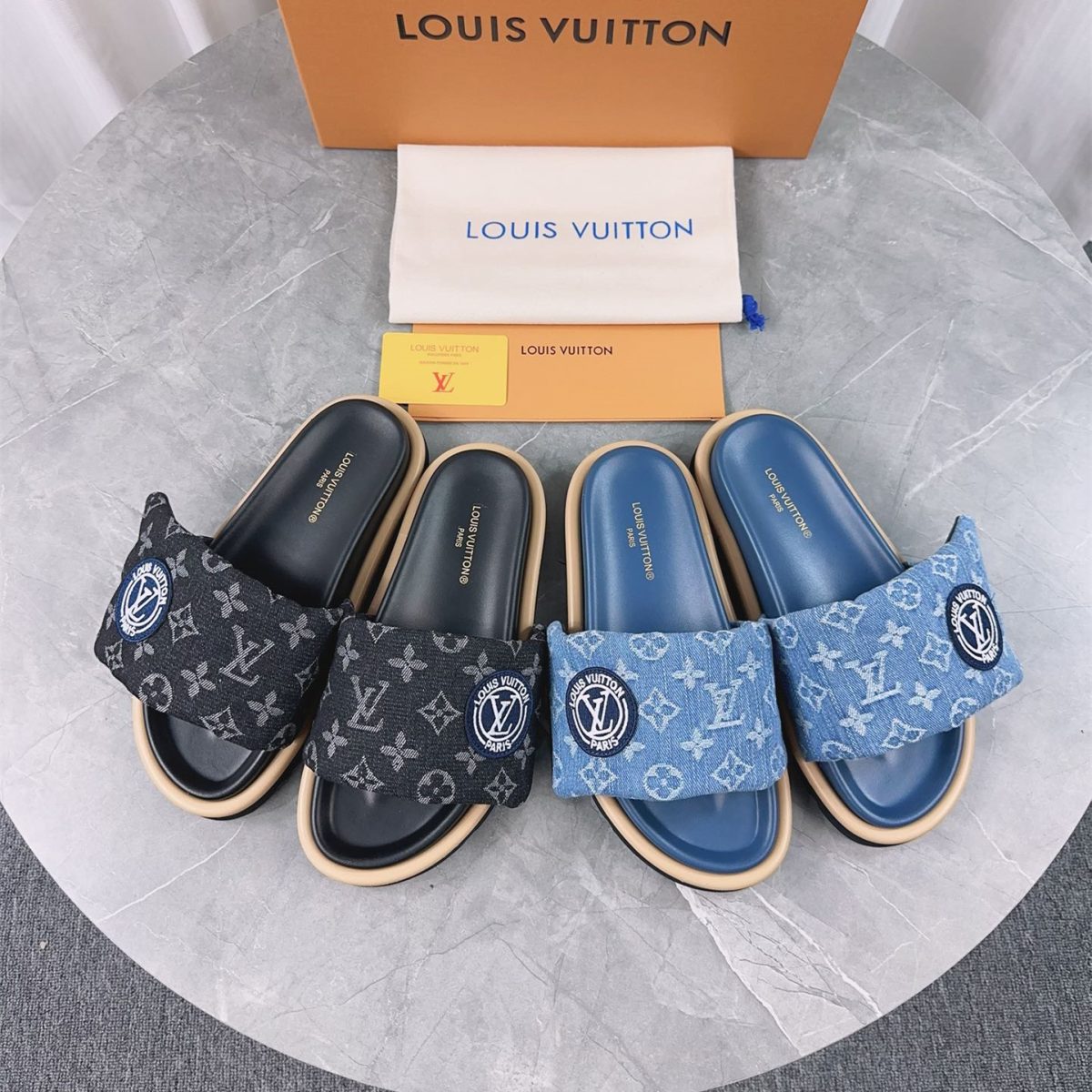 Louis Vuitton Slippers Size 36-46 2-Color - Image 1