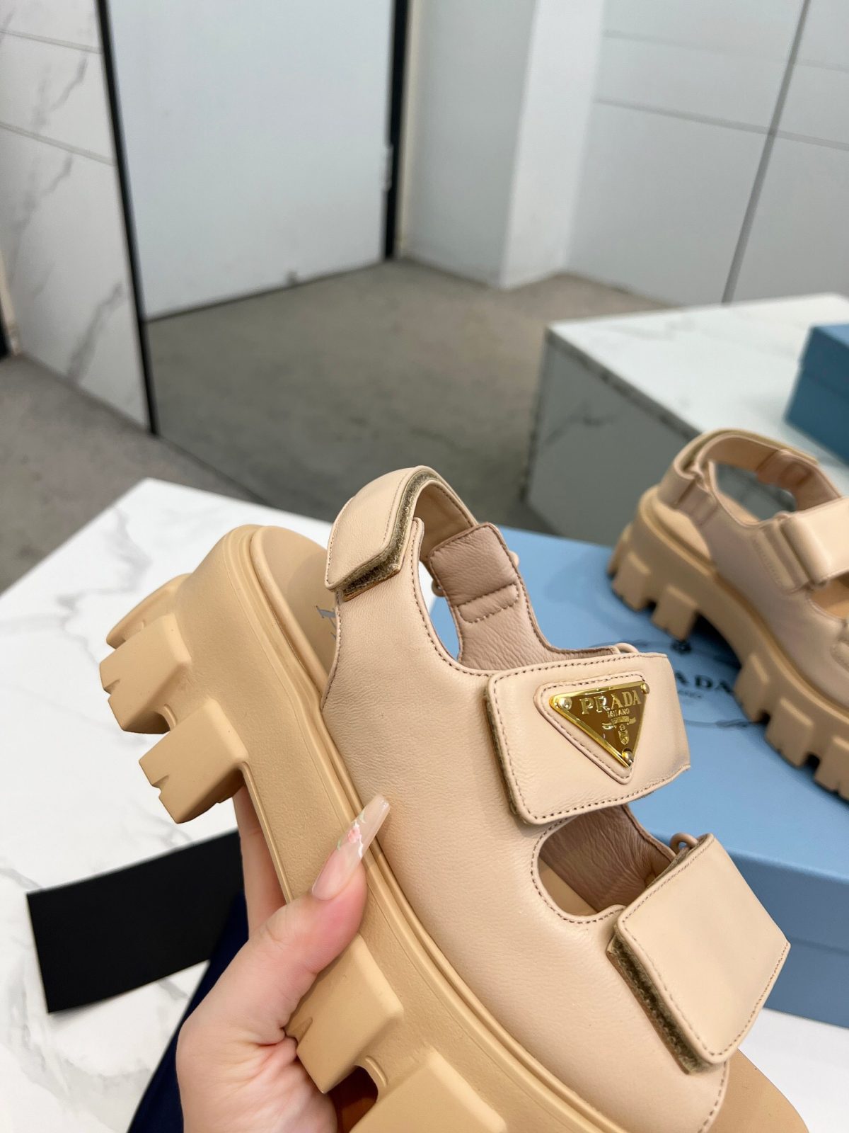 Prada 2024 New Monolith sandals Size 36-41 - Image 9
