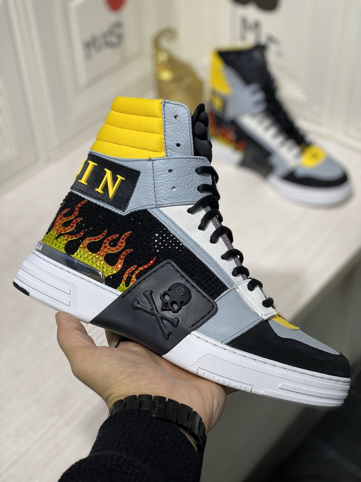 Philipp Plein Mens Outdoor Sneakers Shoes 38 - 45 - Image 5