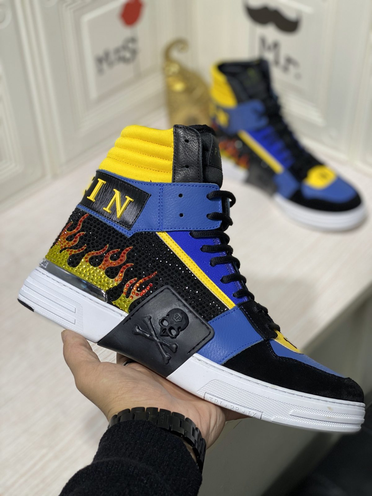 Philipp Plein Mens Outdoor Sneakers Shoes 38 - 45 - Image 9