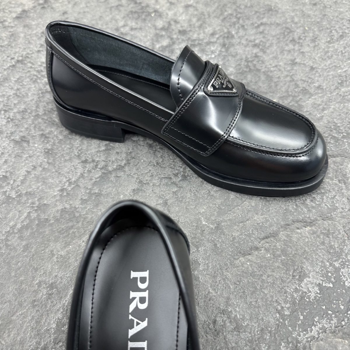 Prada Chocolate Loafers Size 36-41 - Image 5