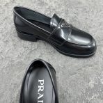 Prada Chocolate Loafers Size 36-41 - Image 5