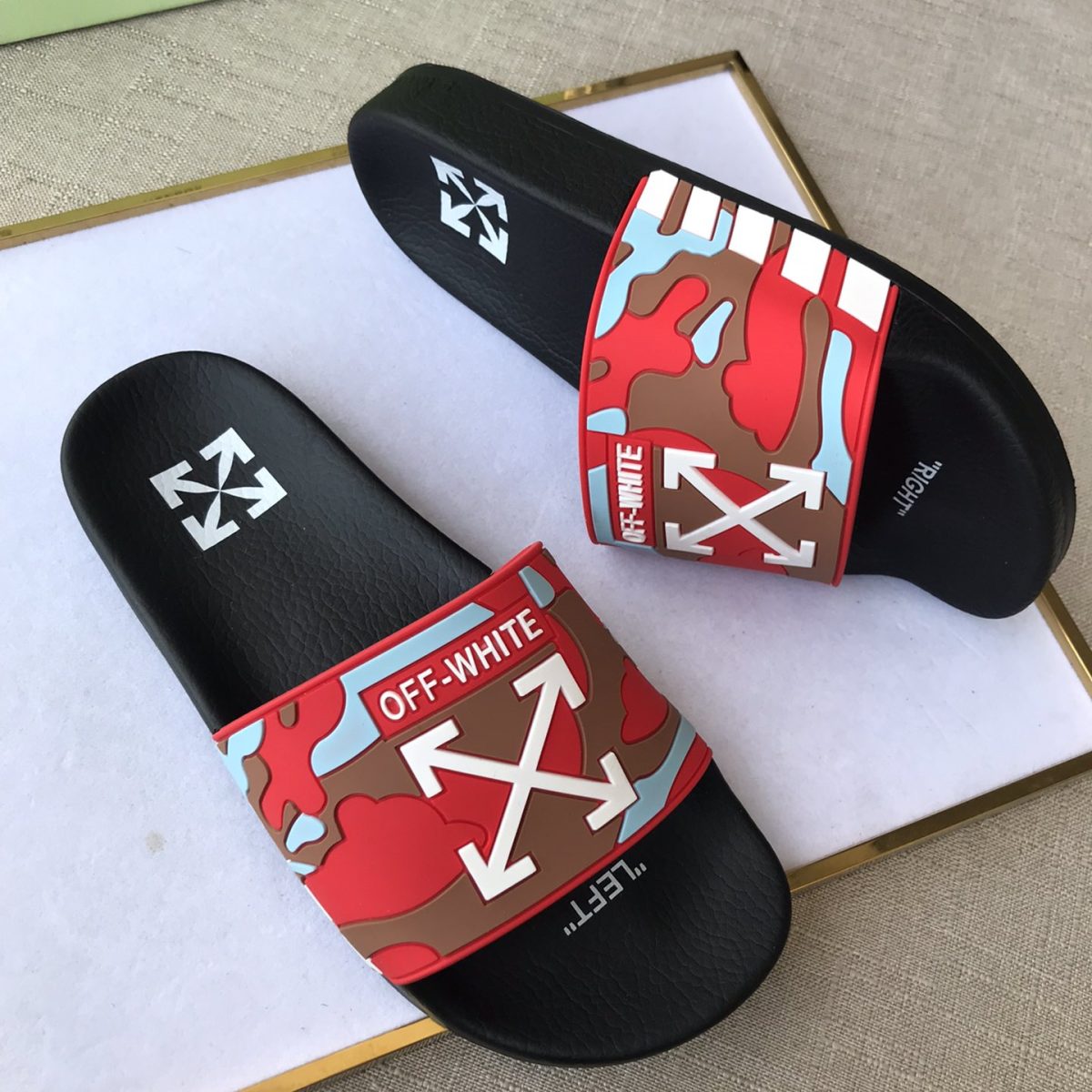 OFF White Mens Women Sandals Gr. 36-46 - Image 9