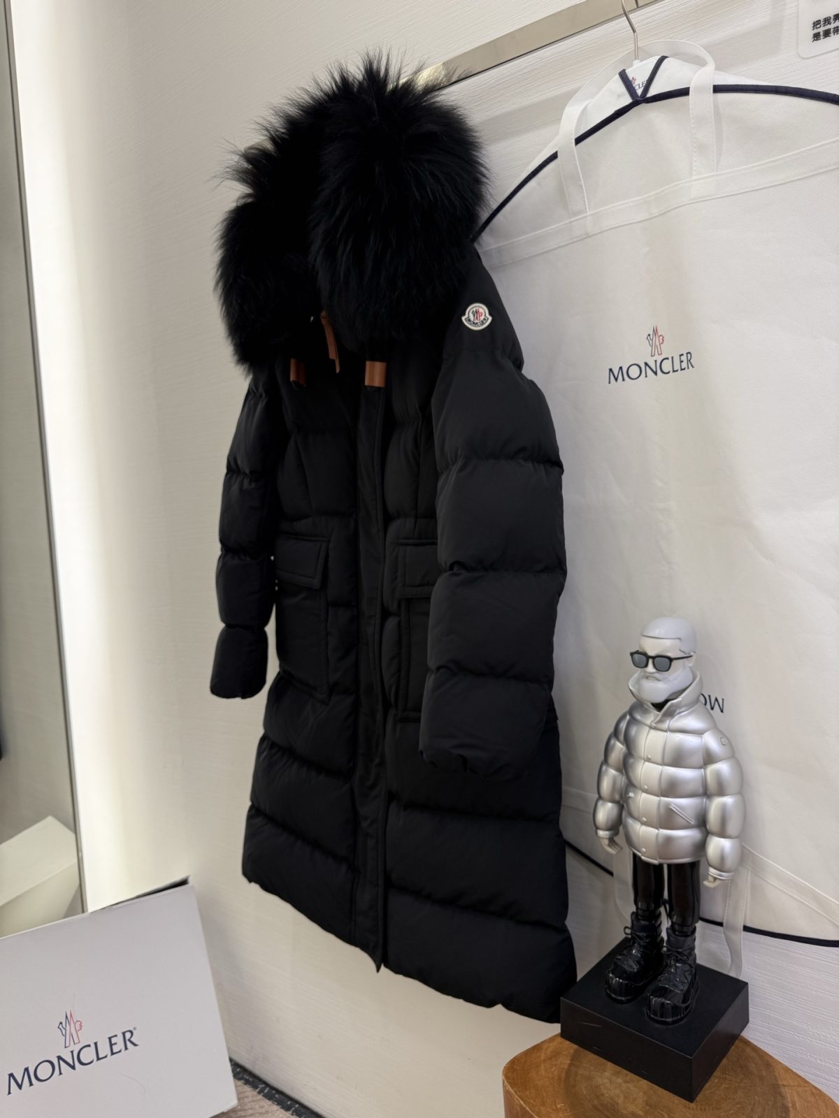 Moncler Women Bosona Long Down Jacket Size S-XL - Image 2
