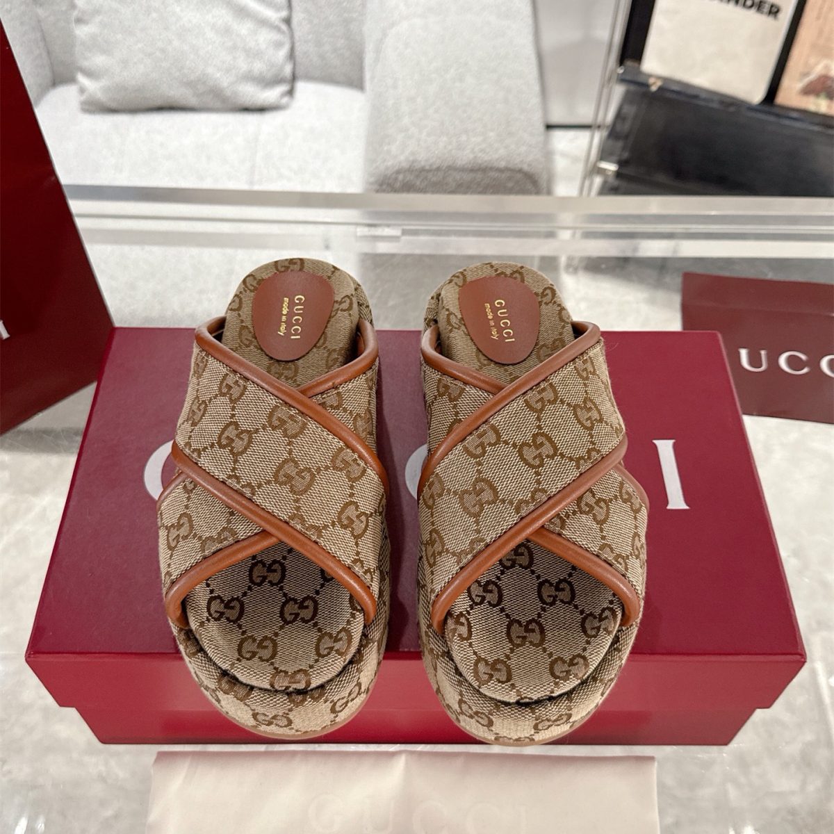 Gucci Platform Sandal Slippers Size 36-44 - Image 1