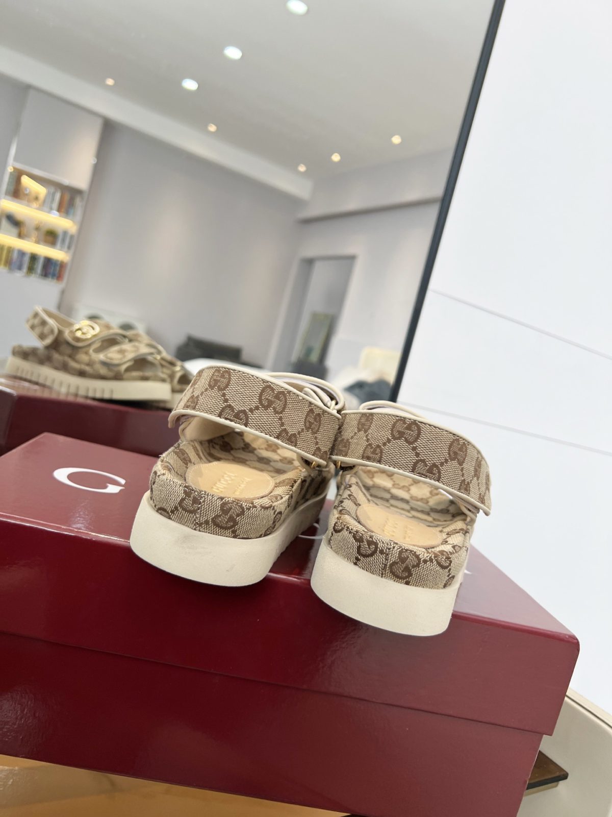 Gucci Women Thick soled Sandals Size 35-41 - Image 7