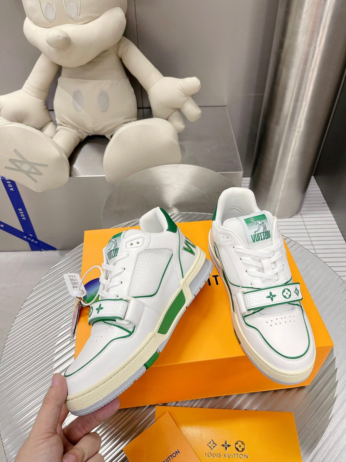 Louis Vuitton LV Trainer Velcro Strap Sneaker Size 36-46 - Image 4