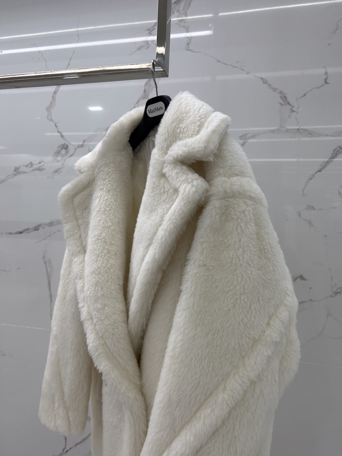 Max Mara Teddy fur Short coat Size XS-M - Image 6