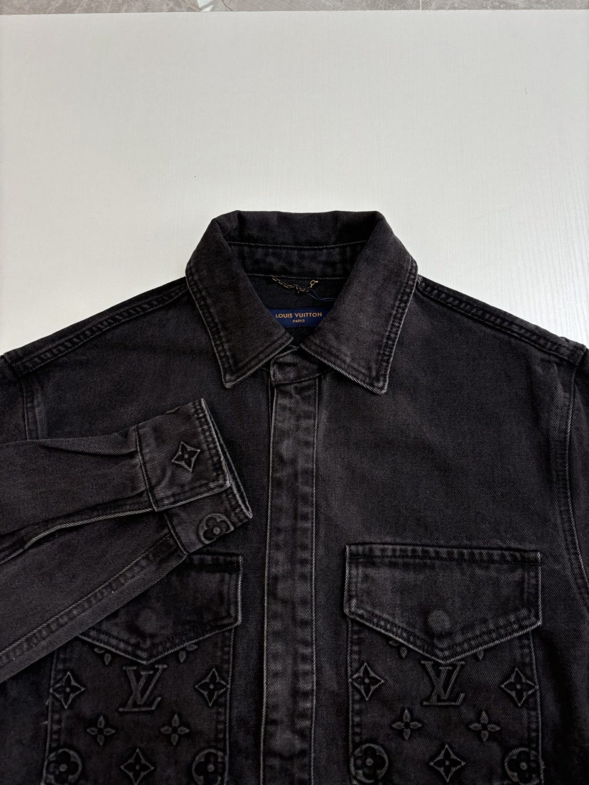 Louis Vuitton Denim Jacket Size S-XL - Image 3