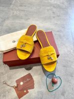 Loro Piana Charms Slipper Women Slippers Size 36-41 - Image 8