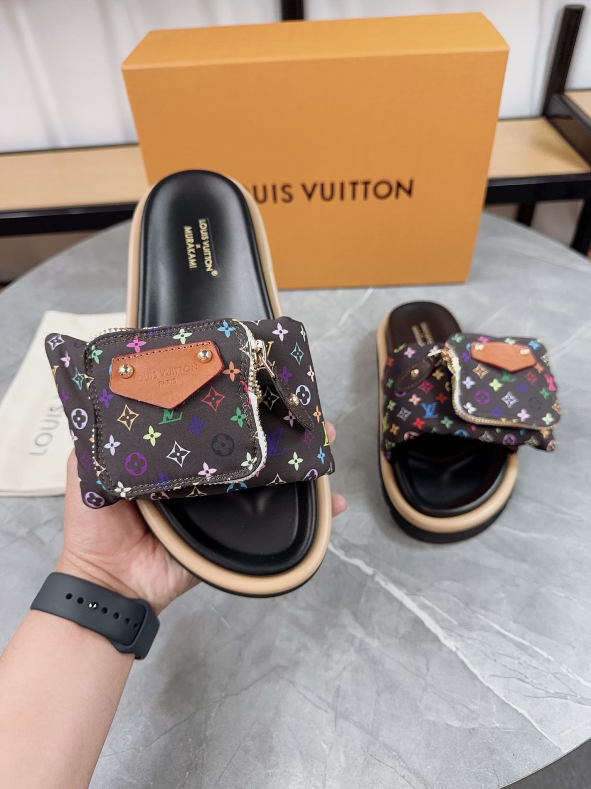 Louis Vuitton Pool Pillow Flat Comfort Slippers Size 36-46 - Image 3