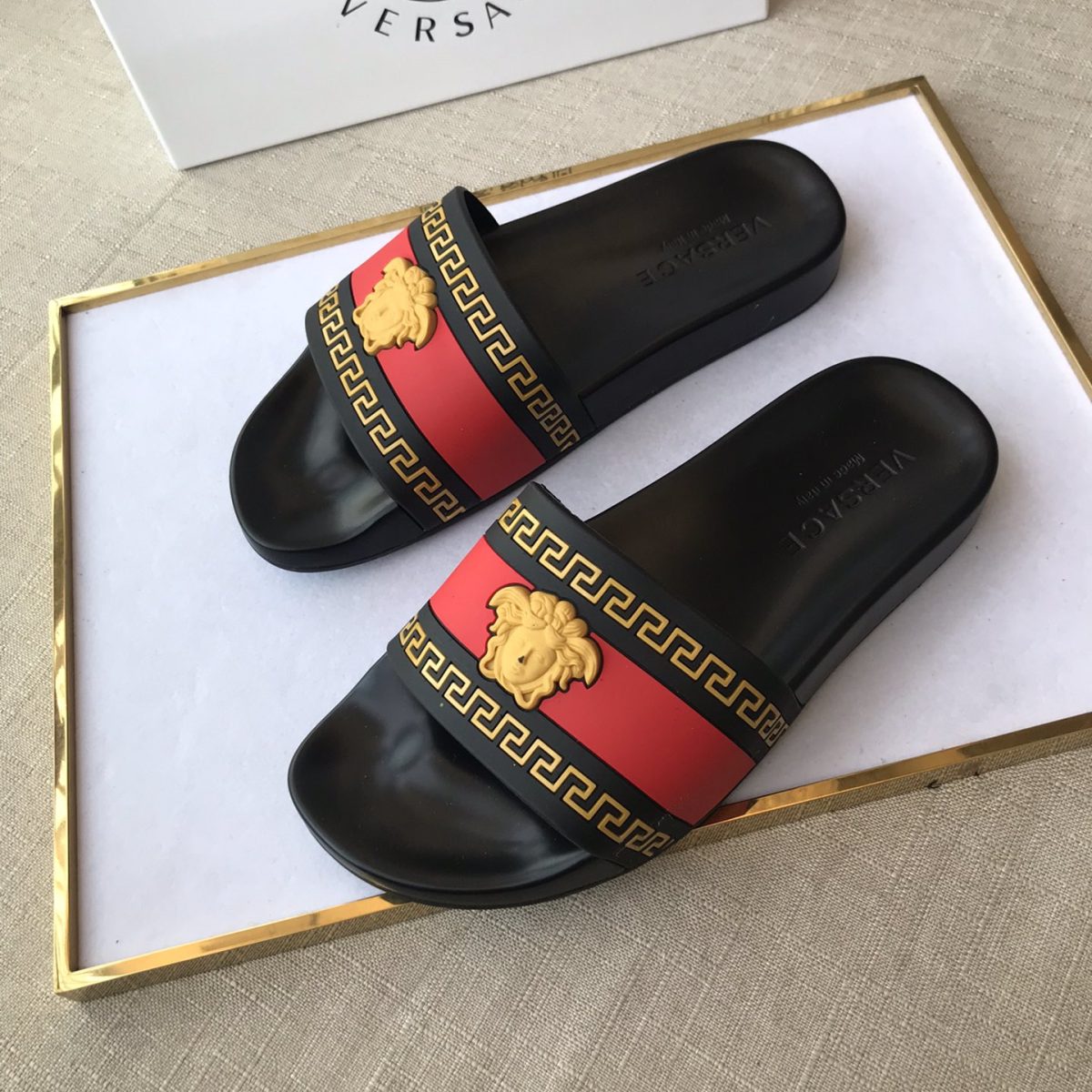 Versace Mens Women Sandals Gr. 36-46 - Image 3