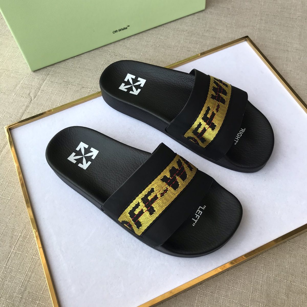 OFF White Mens Women Sandals Gr. 36-46 - Image 1
