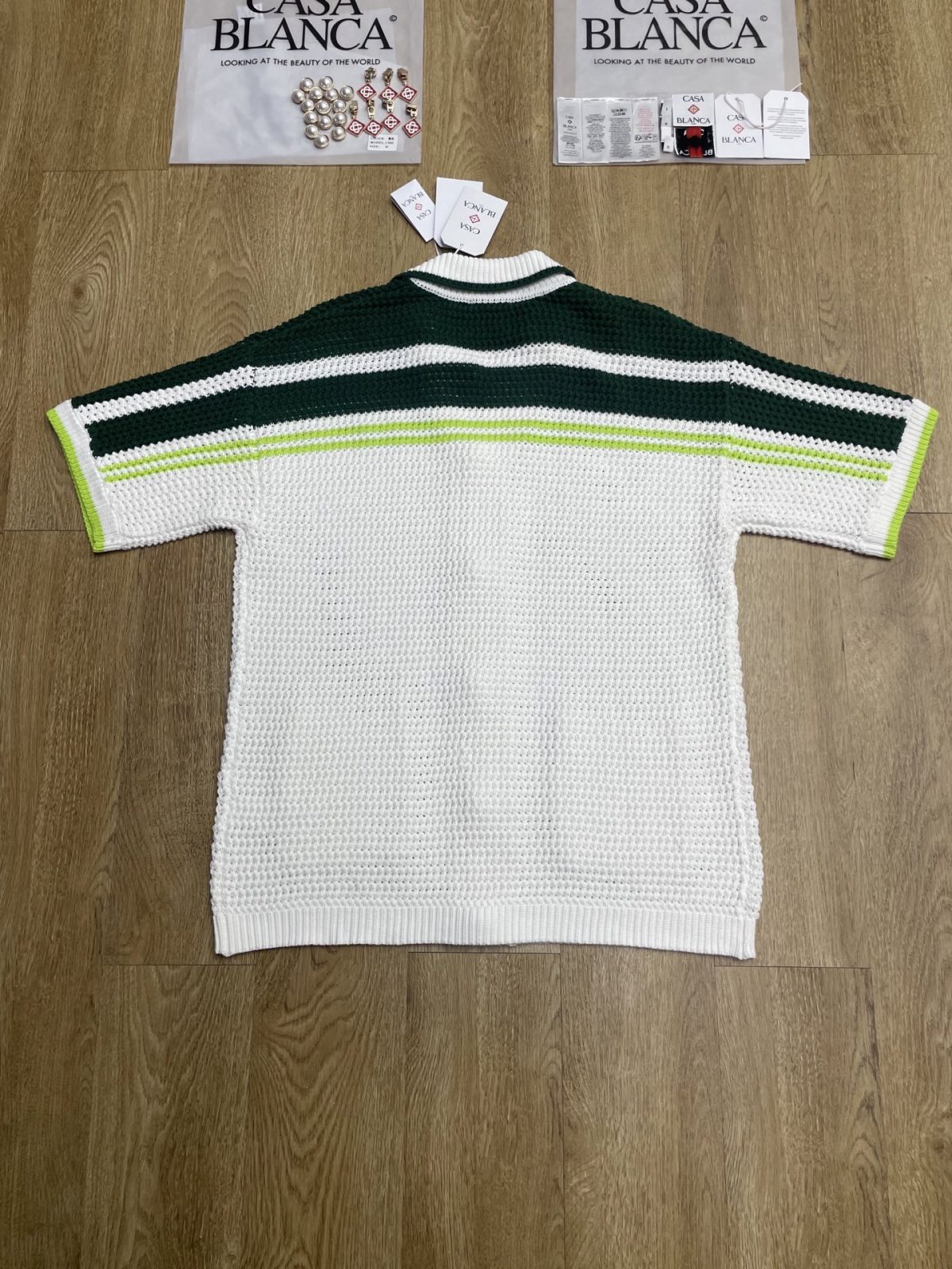 Casablanca Polo Shirt Size S-XL - Image 7