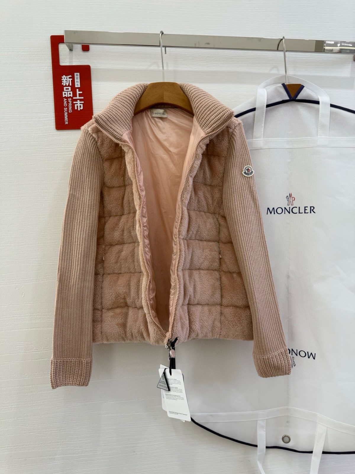 Moncler 25SS Teddy bear fur Women Down Jacket Size S-XL - Image 8