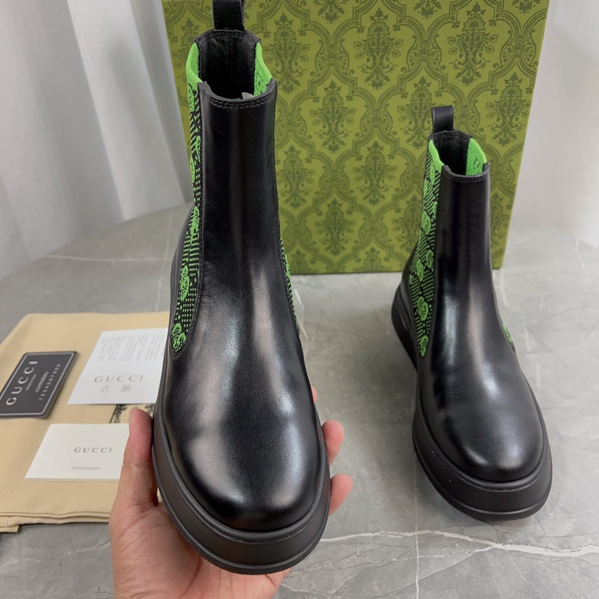 Gucci 23fw New Boots Unisex Size 35-46 - Image 4