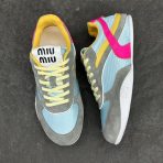 MiuMiu Suede leather and fabric Sneaker Size 35-40 - Image 4