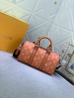 Louis Vuitton Monogram Eclipse Reverse Keepall 25 Travel Bags Size 25*15*11cm - Image 3