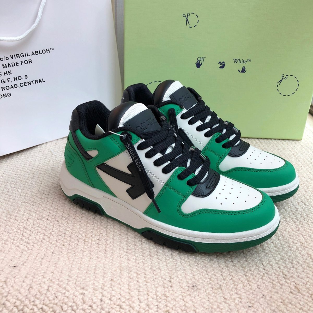 OFF White Out of Office Calf Leather Sneaker Size 36-45 - Image 3