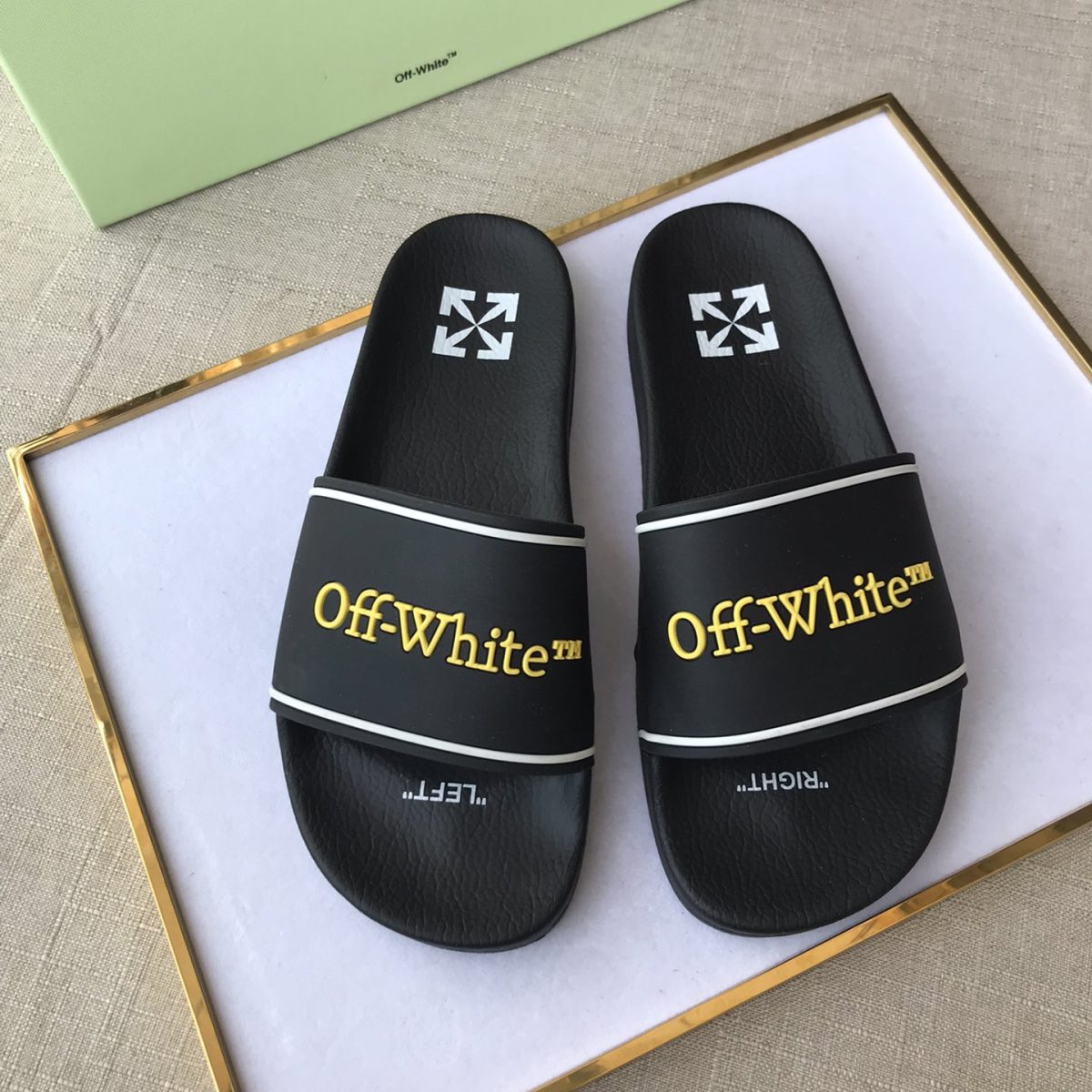 OFF White Mens Women Sandals Gr. 36-46 - Image 2