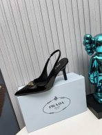 Prada Brushed Leather Slingback Pumps Size 35-41 - Image 5