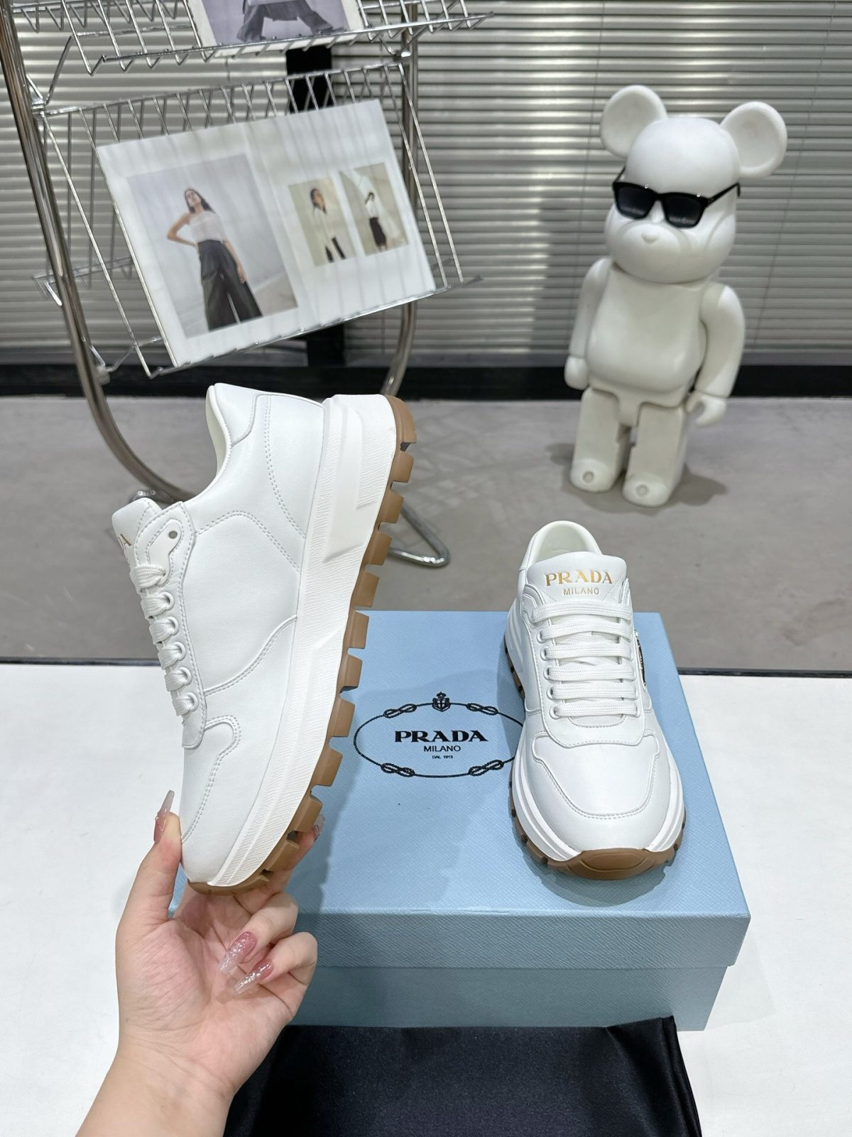 Prada 2024 New Leather sneaker Size 36-45 - Image 3