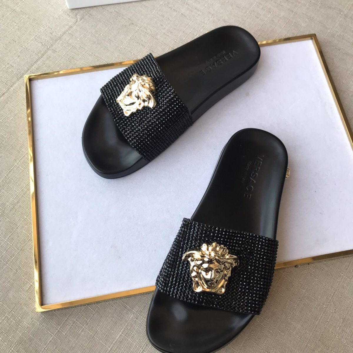 Versace Mens Women Sandals Gr. 36-46 - Image 9