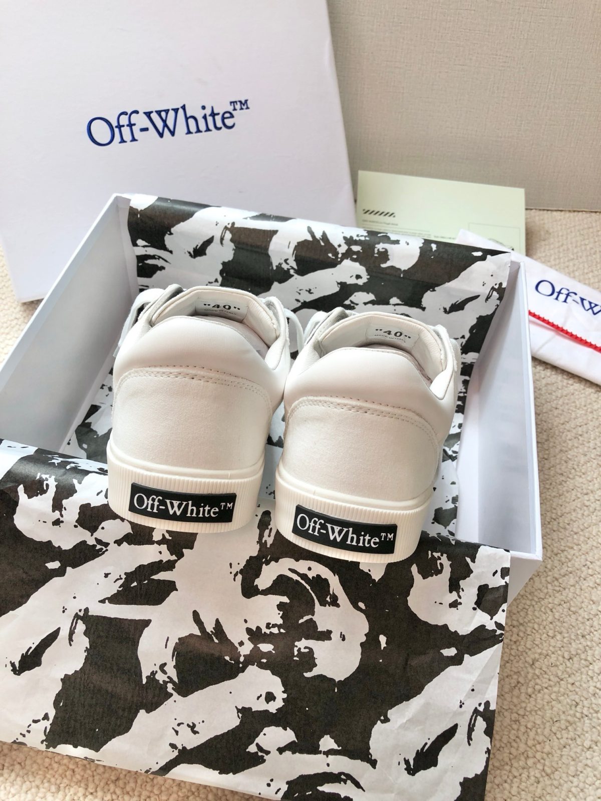 OFF White 2024ss New Low Vulcanized Sneaker Size 36-45 - Image 2