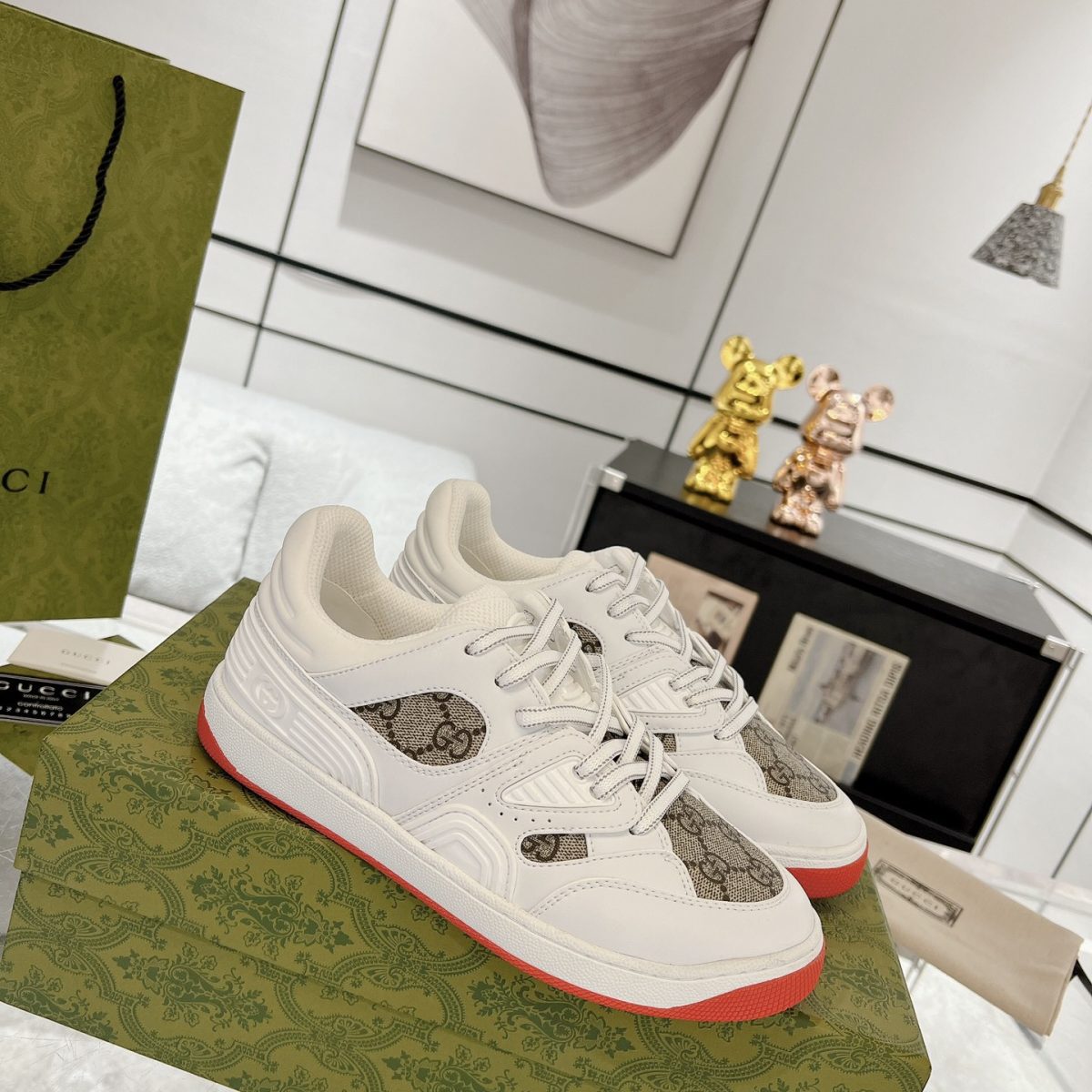 Gucci Basket Sneaker Size 36-45 5-Color - Image 1