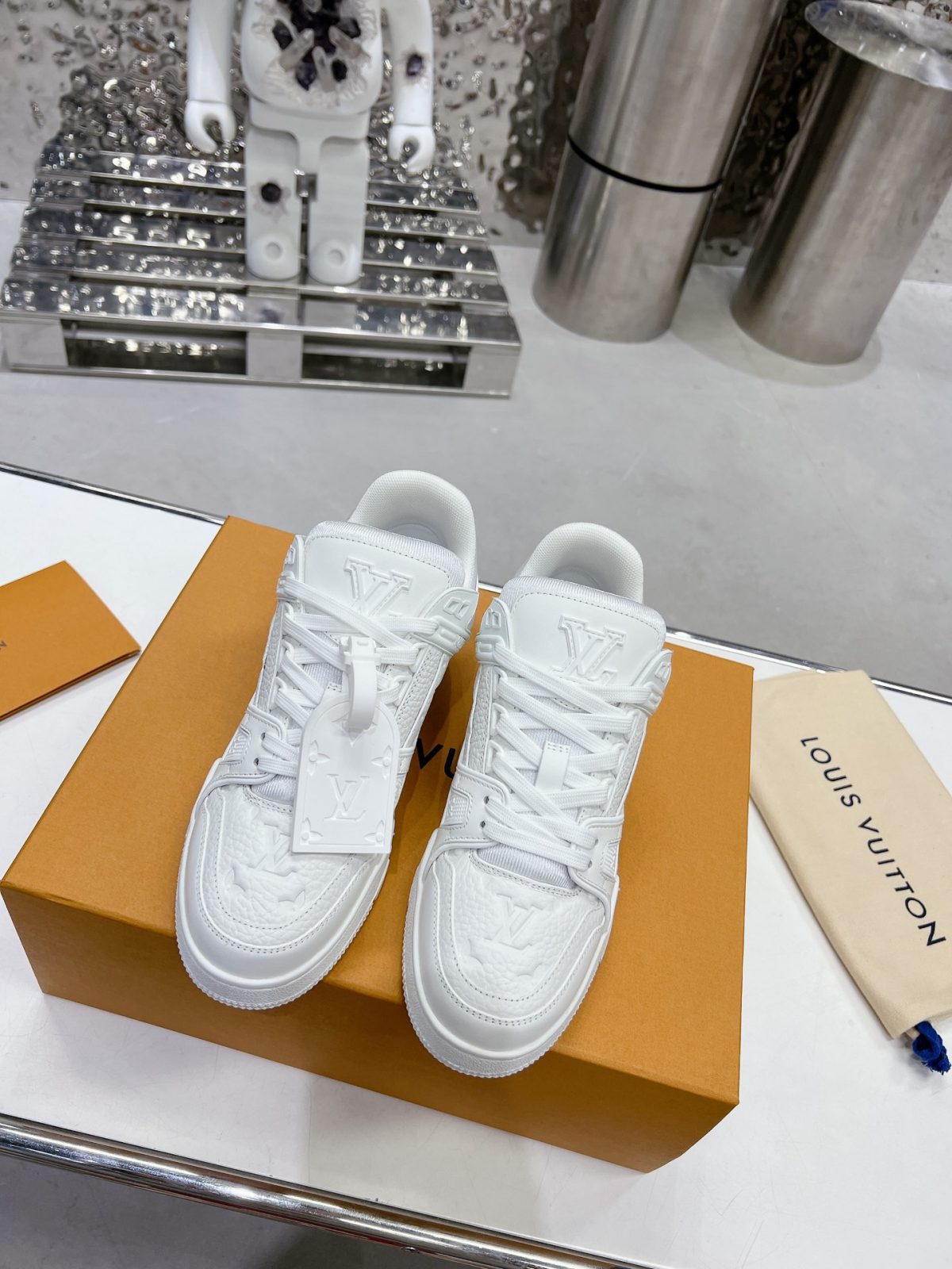 Louis Vuitton Trainer Sneaker White Size 36-46 - Image 2