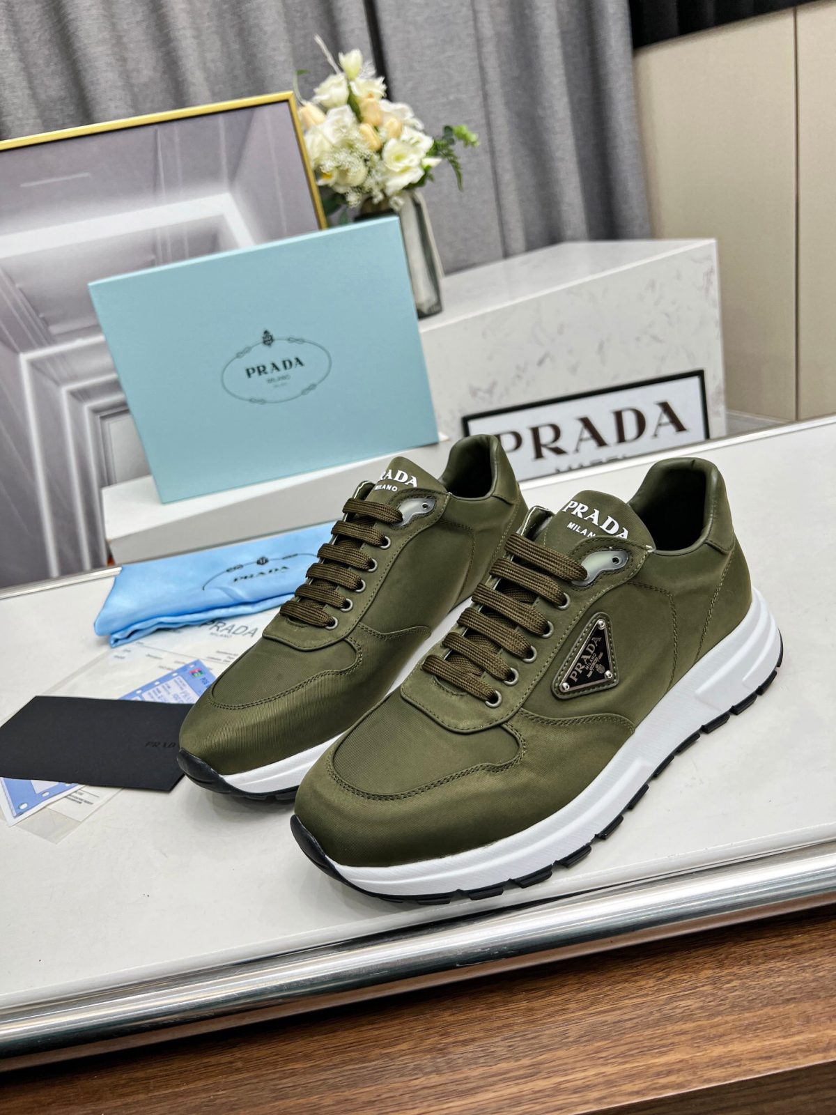 Prada 2024 New Prax 01 Re-Nylon Sneaker Size 36-46 - Image 2
