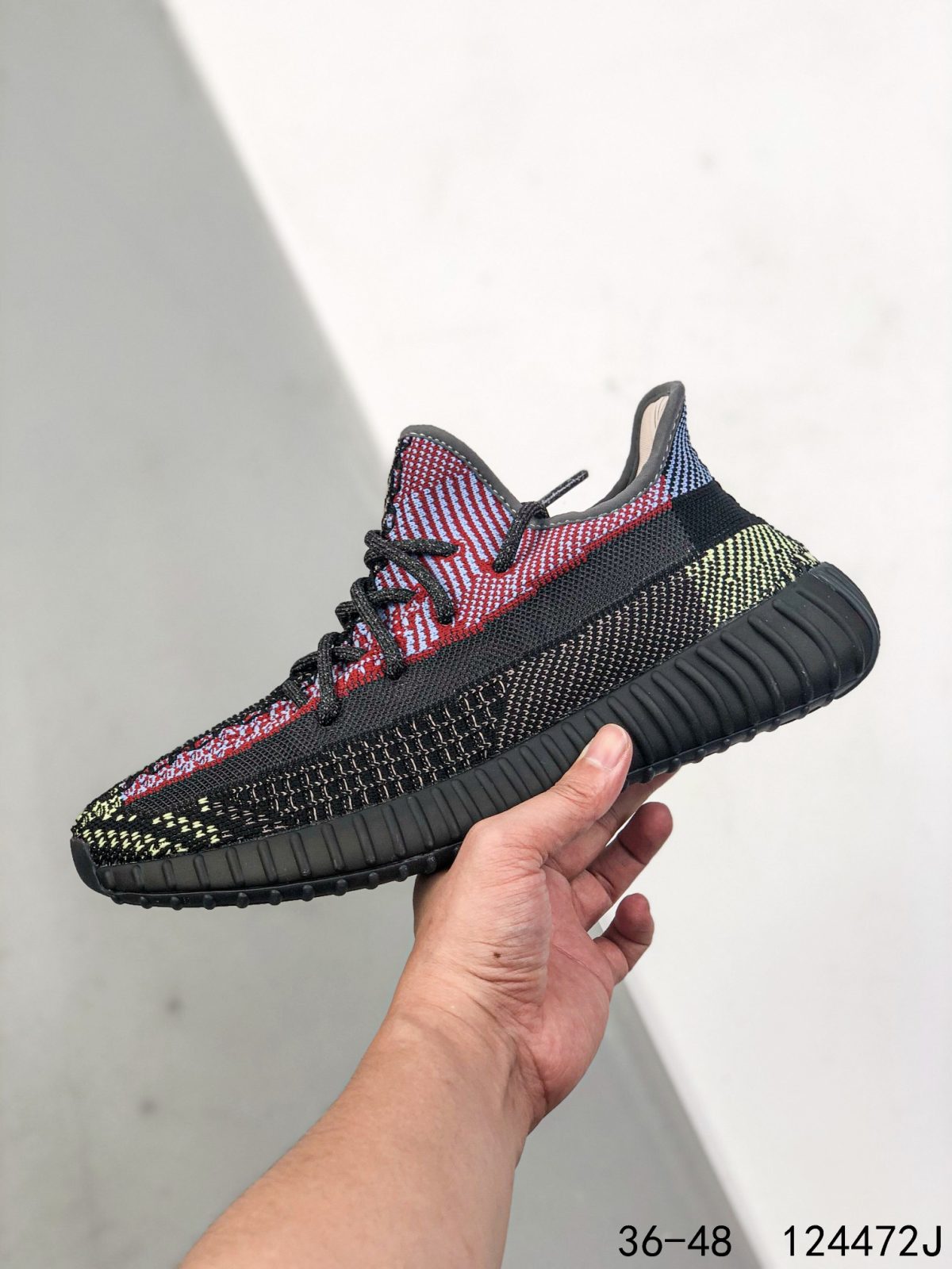 Yeezy 350 Boost 350 V2 Mens/Women Sneakers Shoes Black1 36 - 45 - Image 7