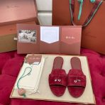 Loro Piana Charms Slipper Women Slippers Size 36-41 - Image 3