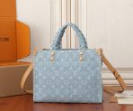 Louis Vuitton M24897 Let Go PM Denim Cowboy Shopping Bags Size 28*23*10.5cm - Image 5