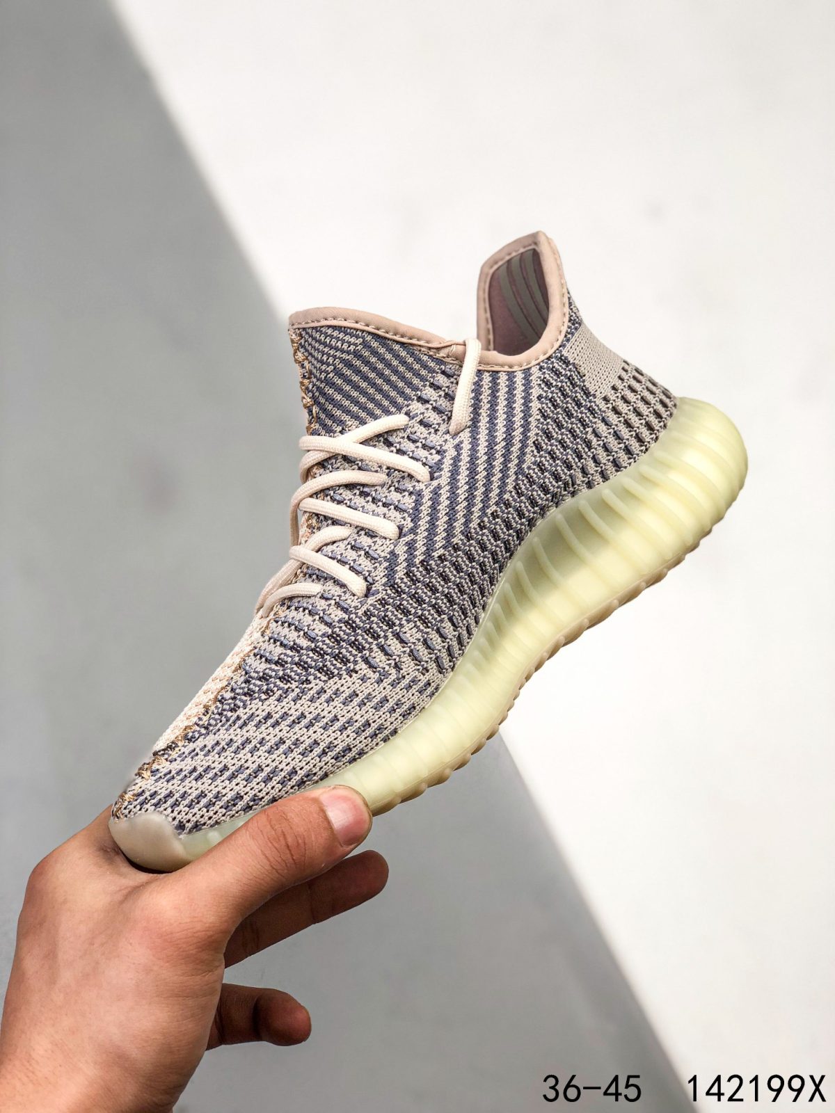 Yeezy 350 Boost 350 V2 Mens/Women Sneakers Shoes Light Yellow2 36 - 45 - Image 7