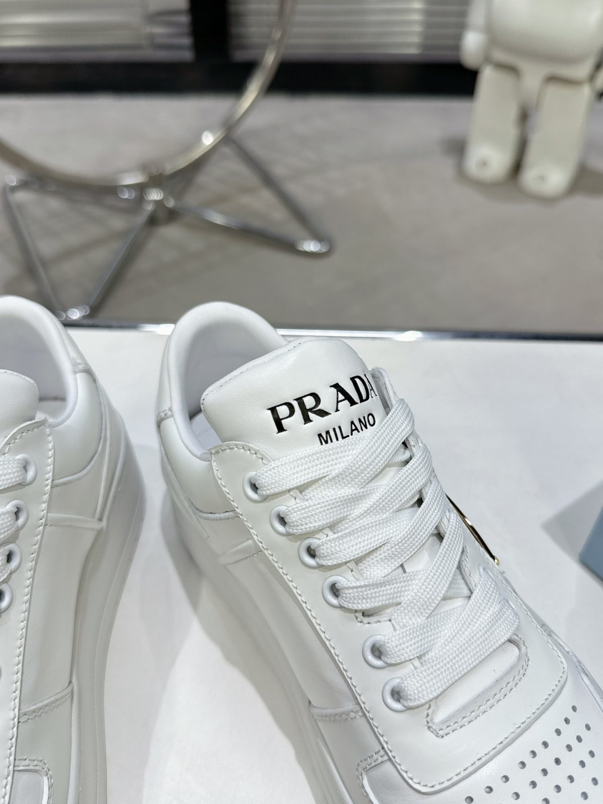 Prada 2024 New Downtown Bold leather Sneaker Size 36-41 - Image 6