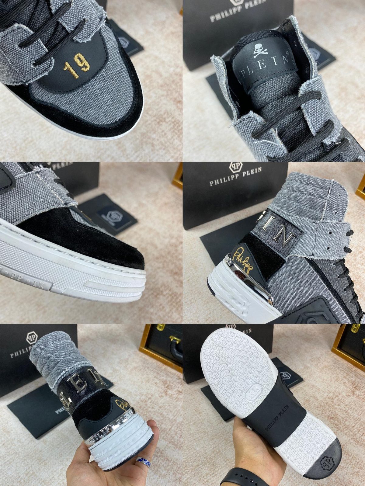 Philipp Plein Mens Outdoor Sneakers Shoes 38 - 45 - Image 2