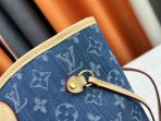 Louis Vuitton M40995 Neverfull Denim Cowboy Shopping Bags Size 31*28*14cm - Image 7