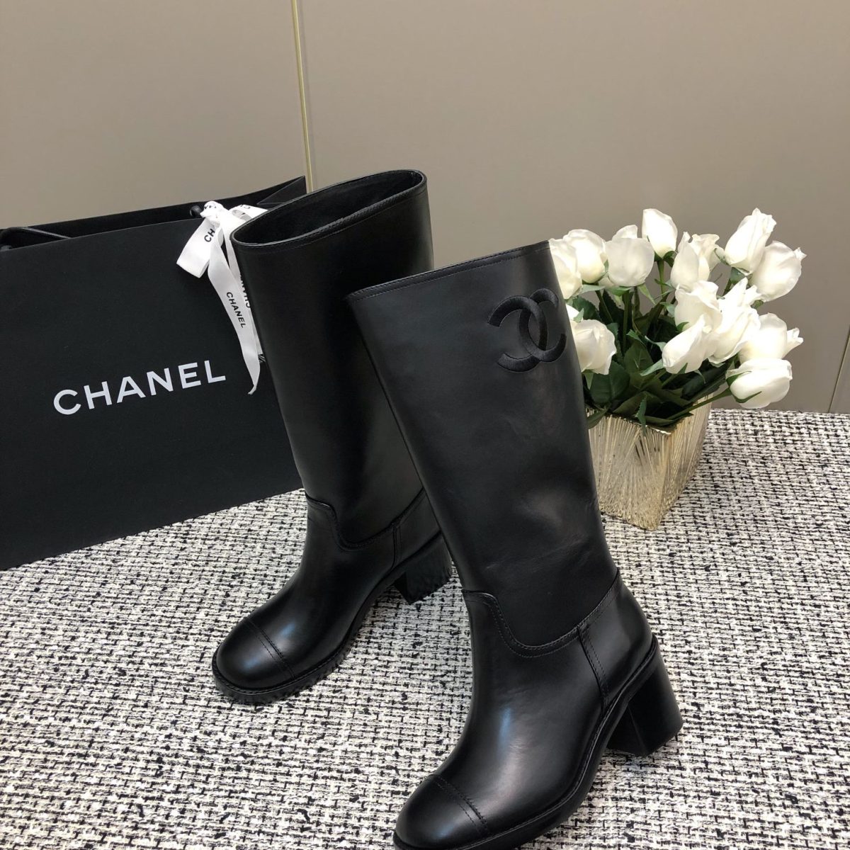 Chanel Women High Boots Size 36-41 - Image 1