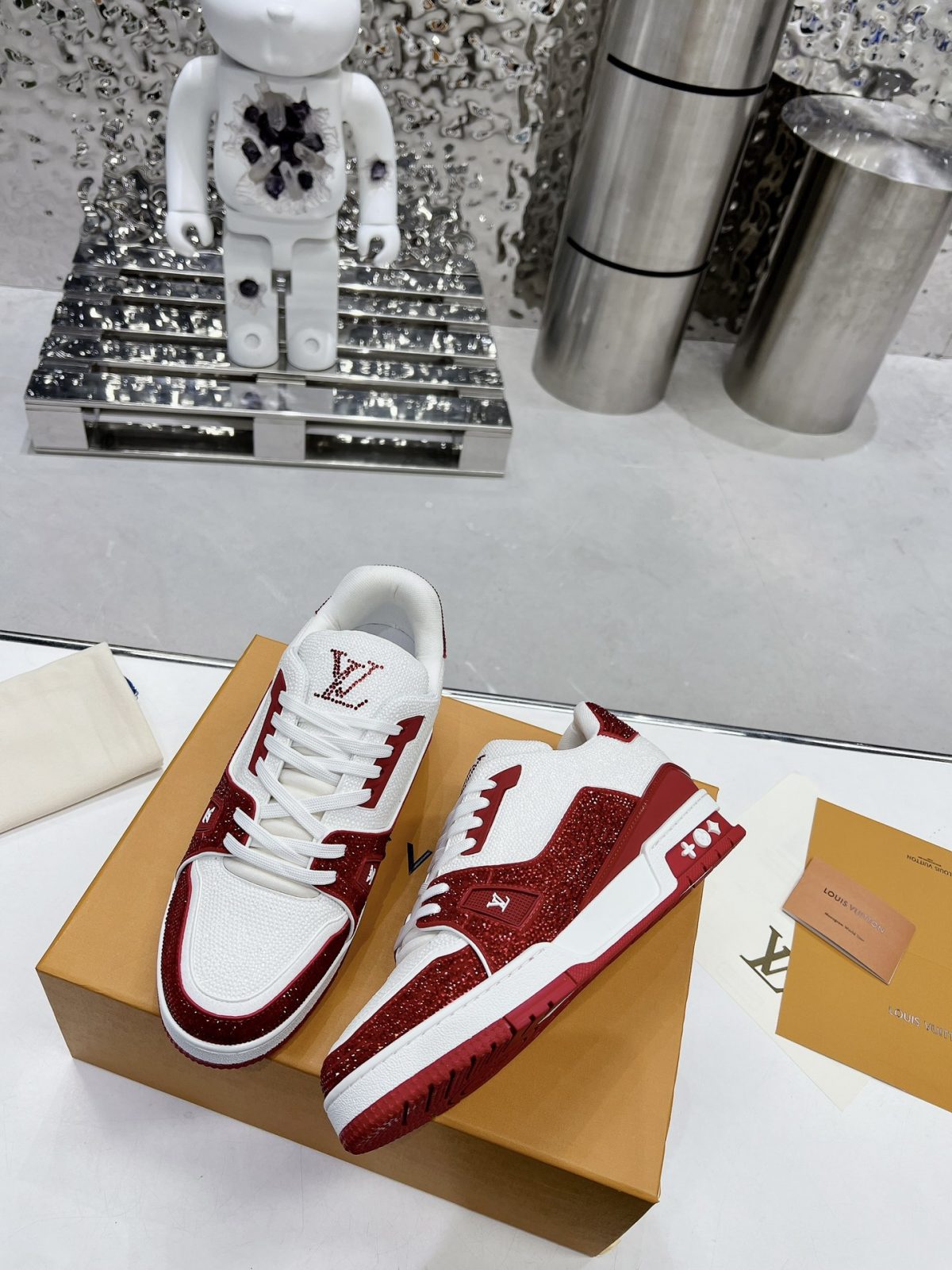 Louis Vuitton LV Trainer Diamond Sneaker Size 36-46 - Image 4